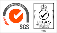 ISO 9001 System Certification SGS - UKAS Management Systems 0005