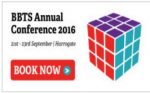 BBTS annual conference Harrogate 2016 Book Now